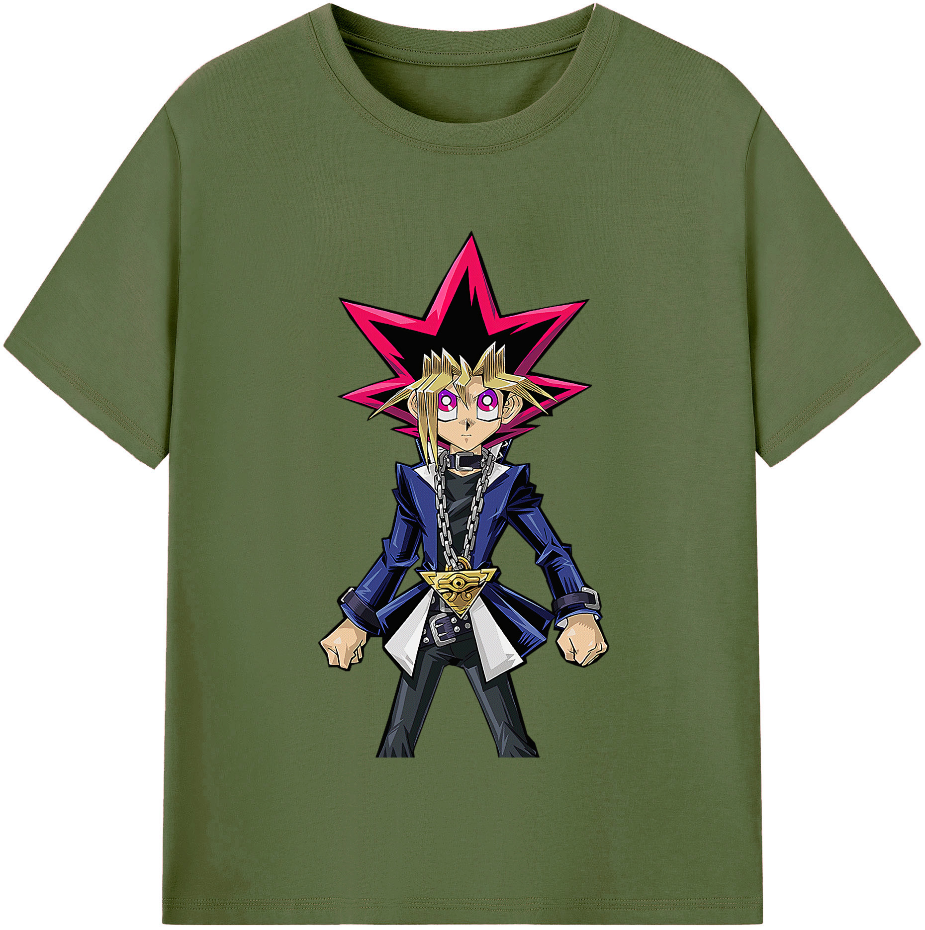 （画像用） 遊☆戯☆王 Yu-Gi-Oh! 綿100％半袖Tシャツ（フロントプリント）